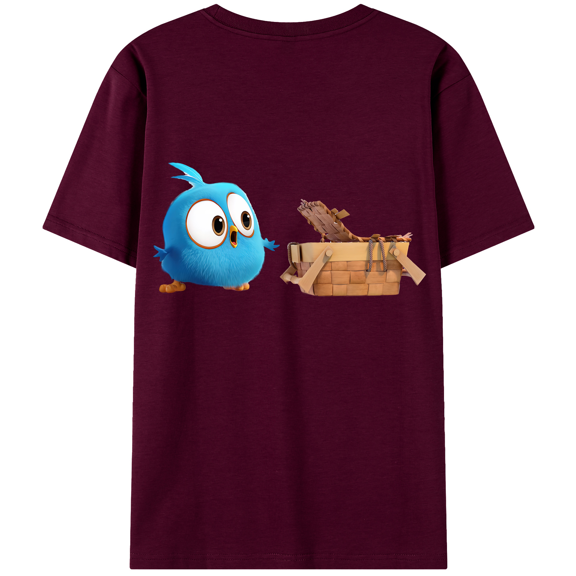 （画像用） Angry Birds アングリーバード レディース半袖Tシャツ(バックプリント)